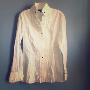 Vex collection tuxedo blouse size 38